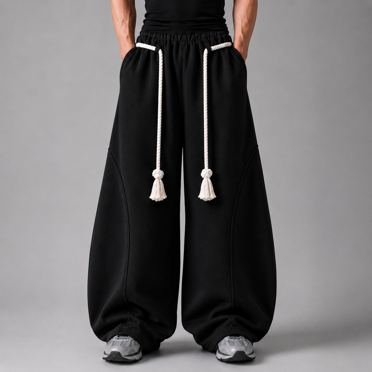 Rope sweatpant - Black