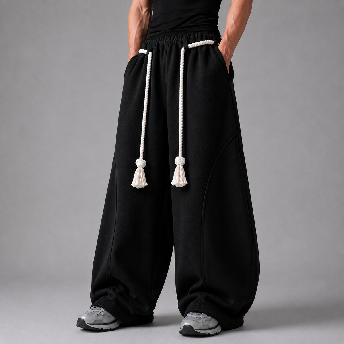 Rope sweatpant - Black