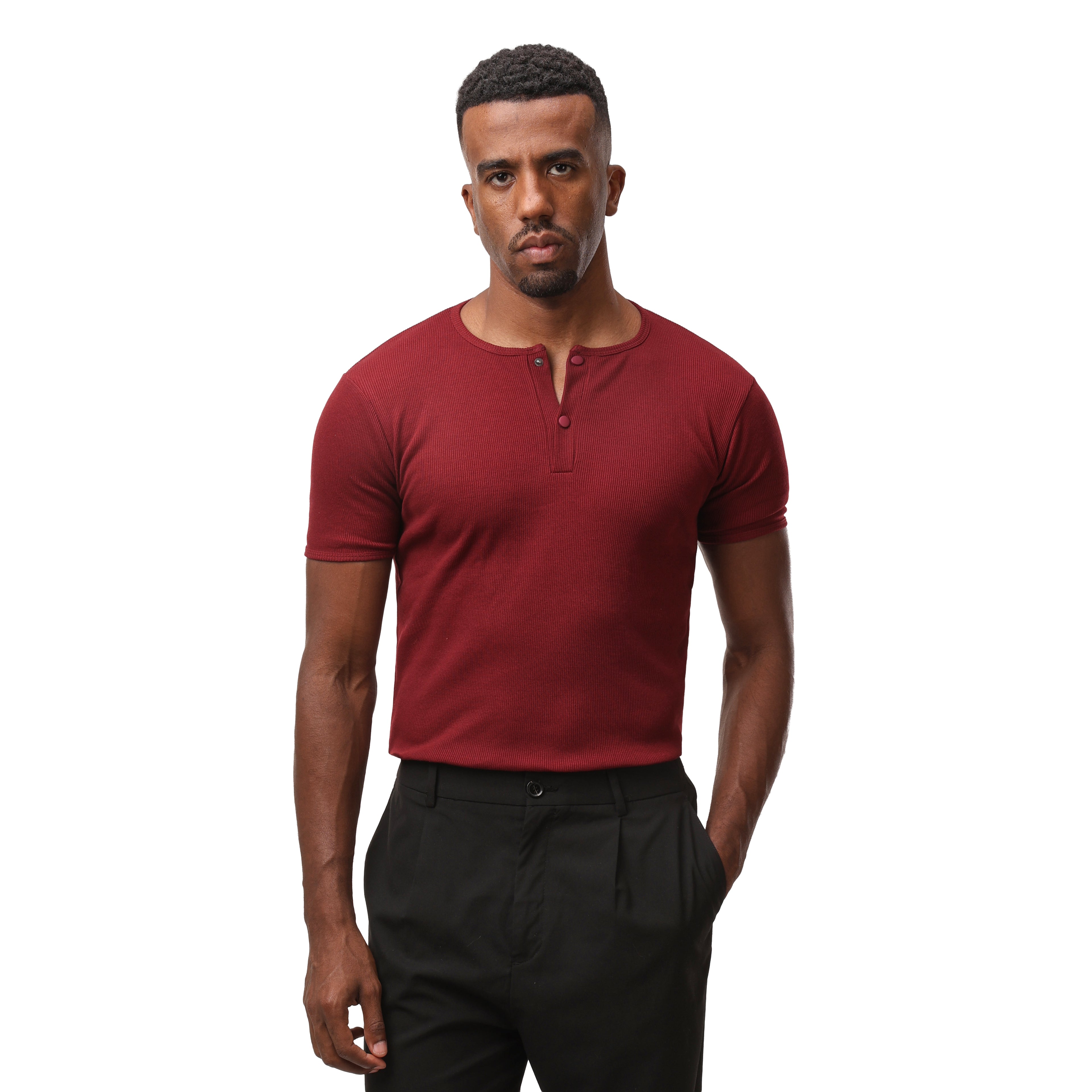 Henly shirt - Burgundy
