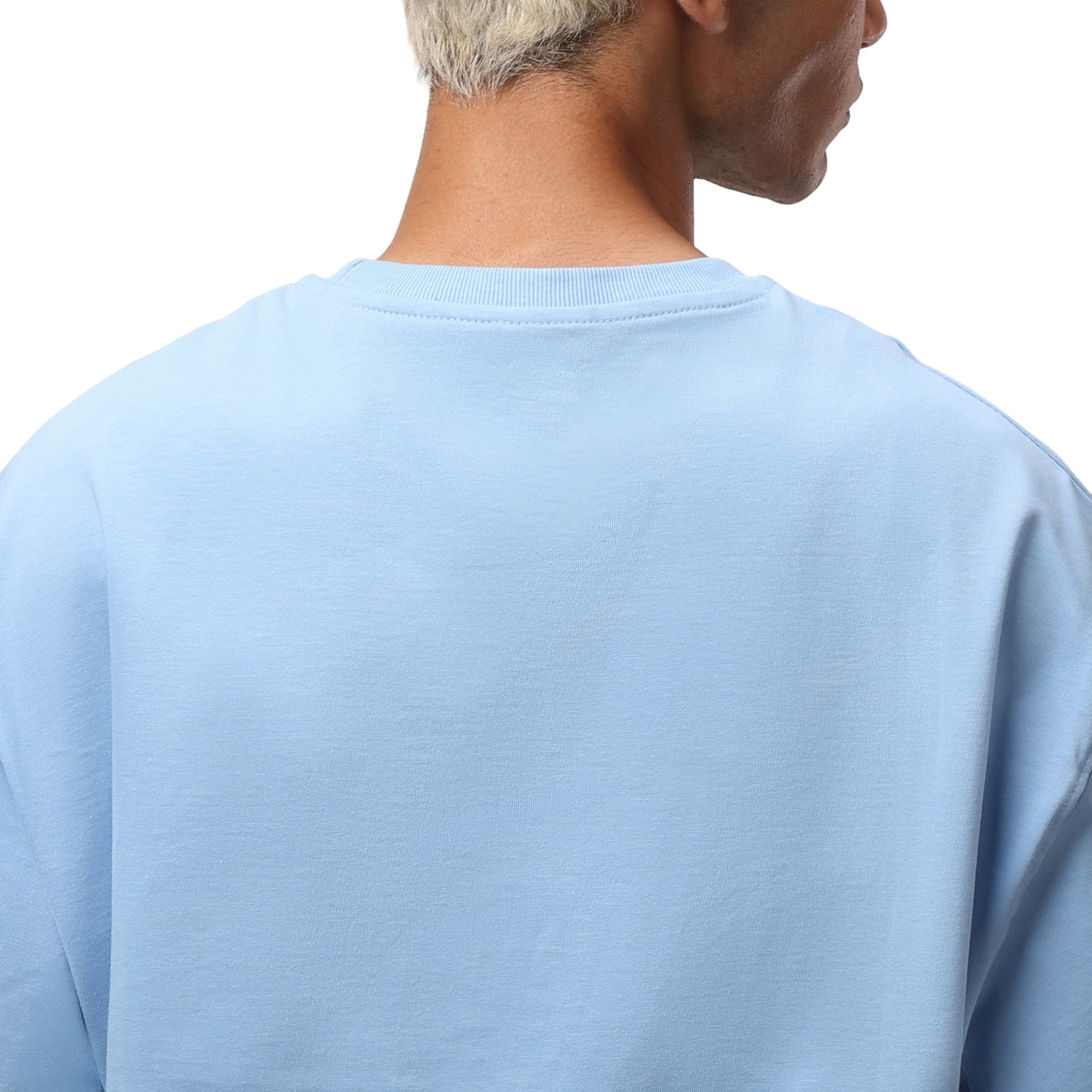 Oversized T-shirt - Baby blue