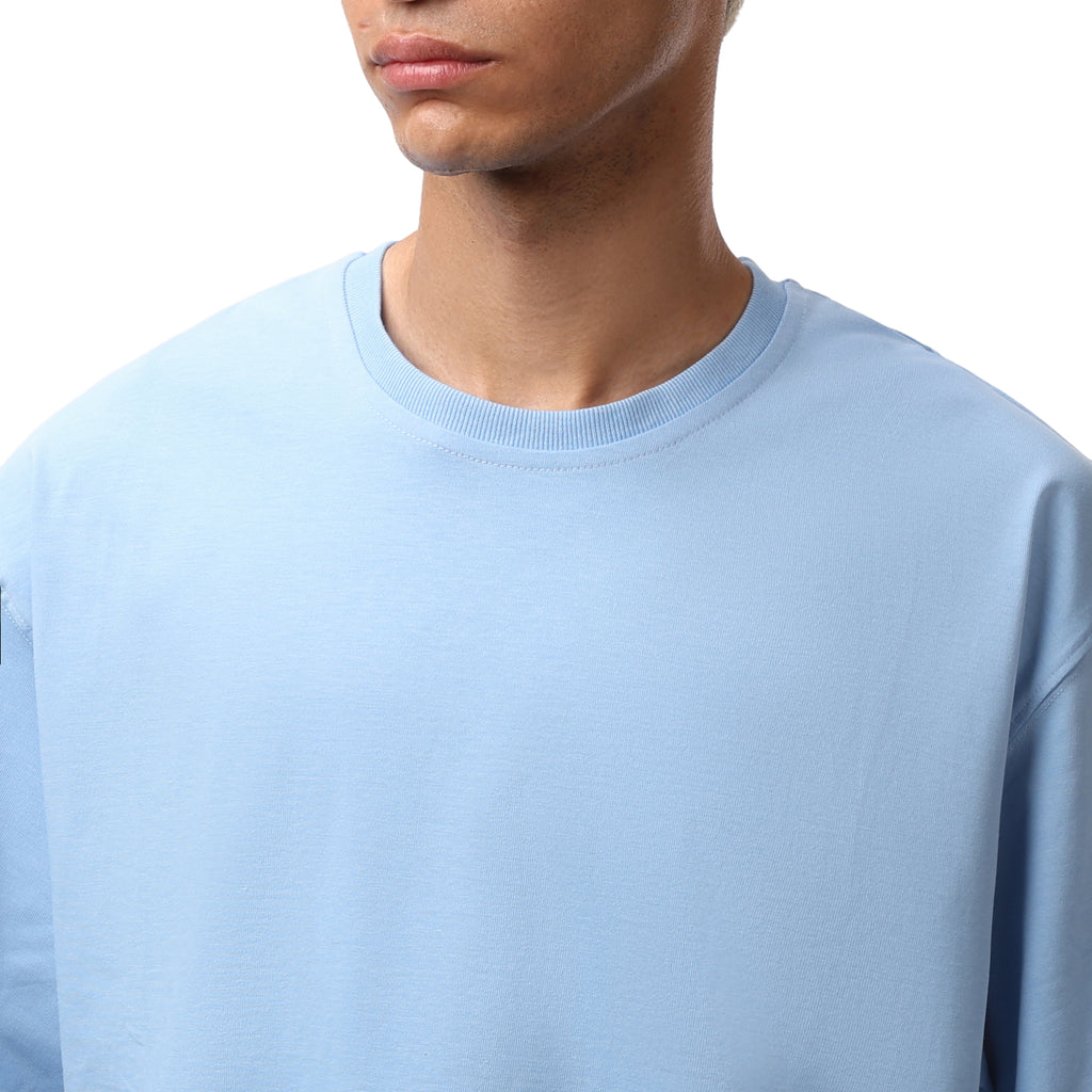 Oversized T-shirt - Baby blue
