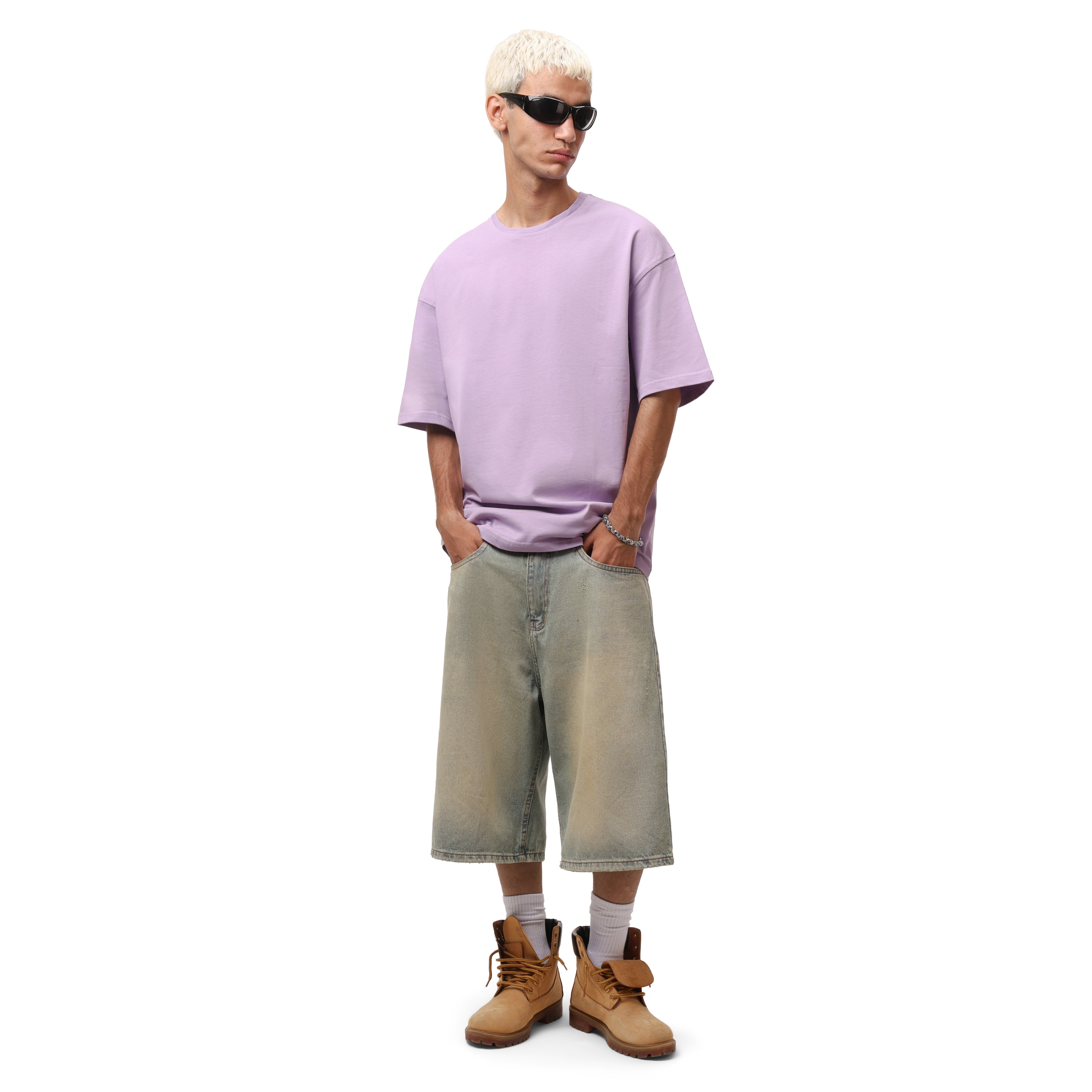Oversized T-shirt - Purple