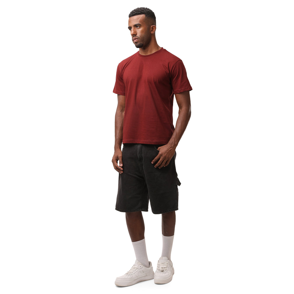 Regular fit T-shirt - Burgundy