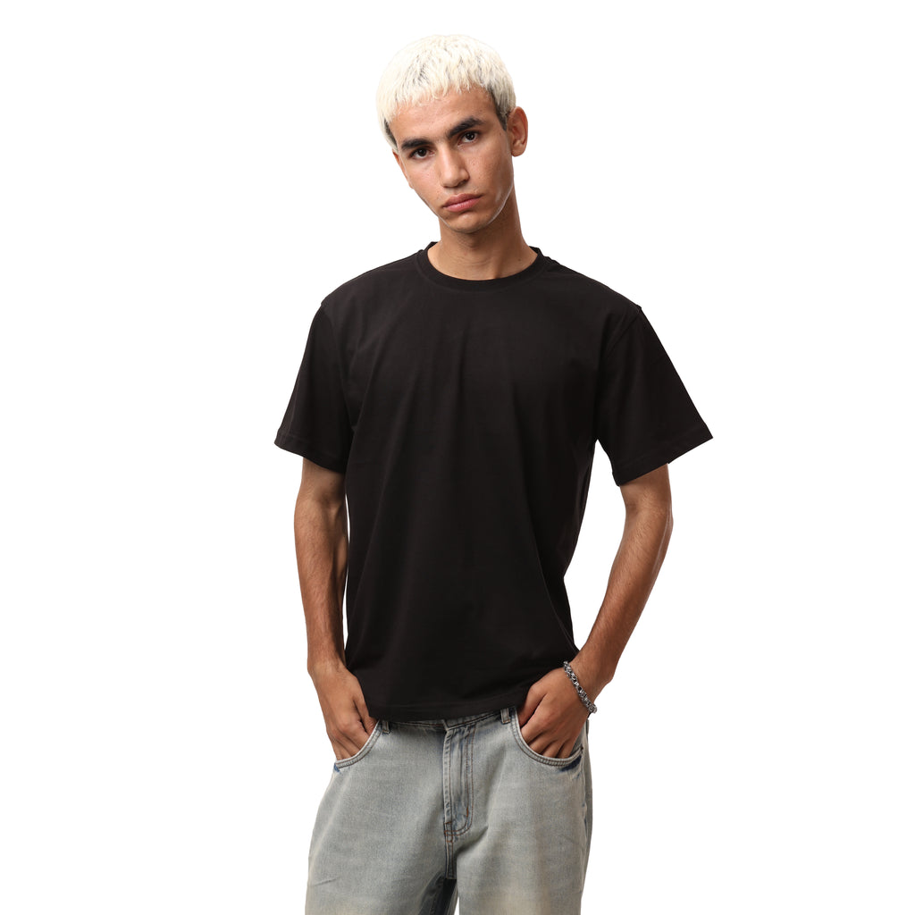 Regular fit T-shirt - Black