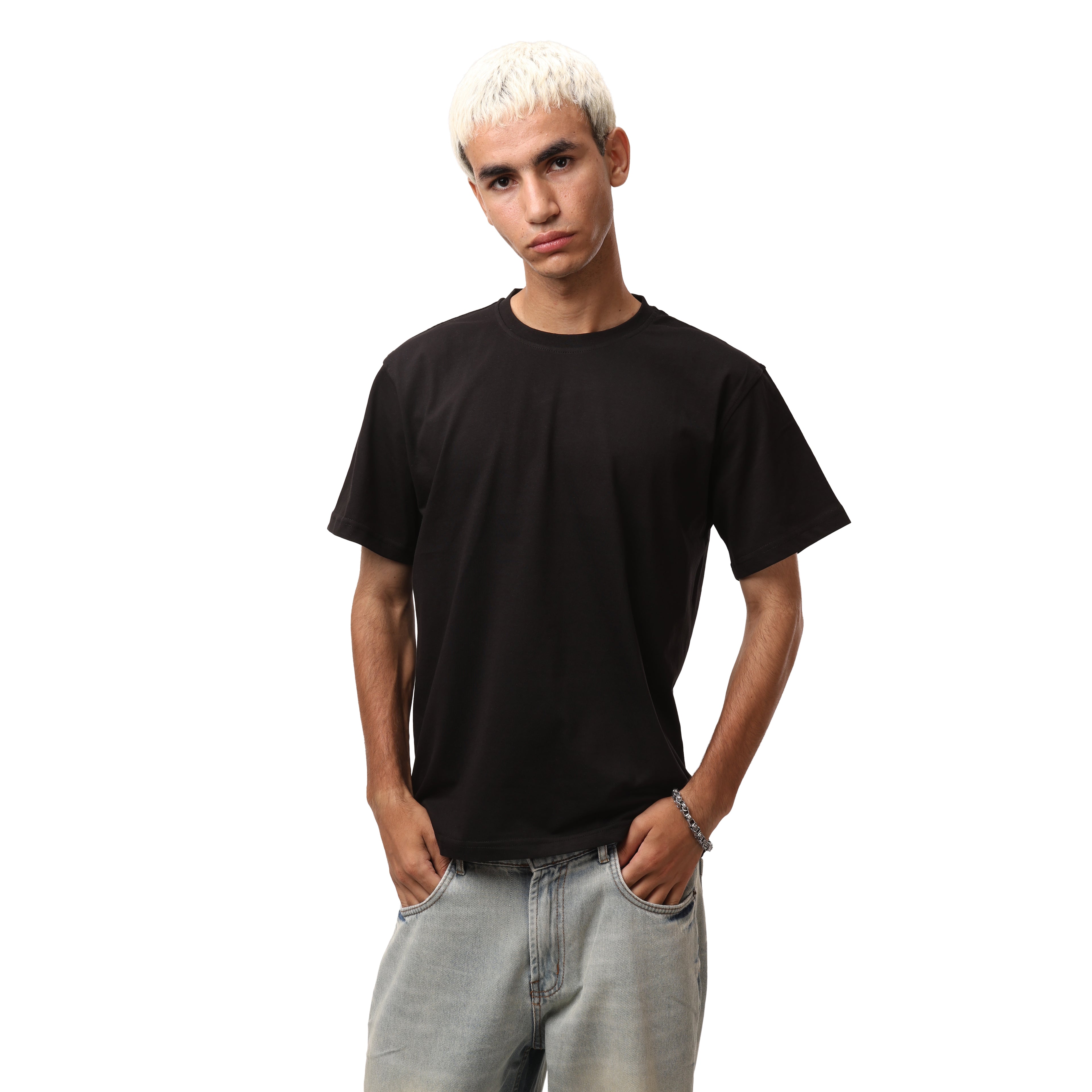Regular fit T-shirt - Black