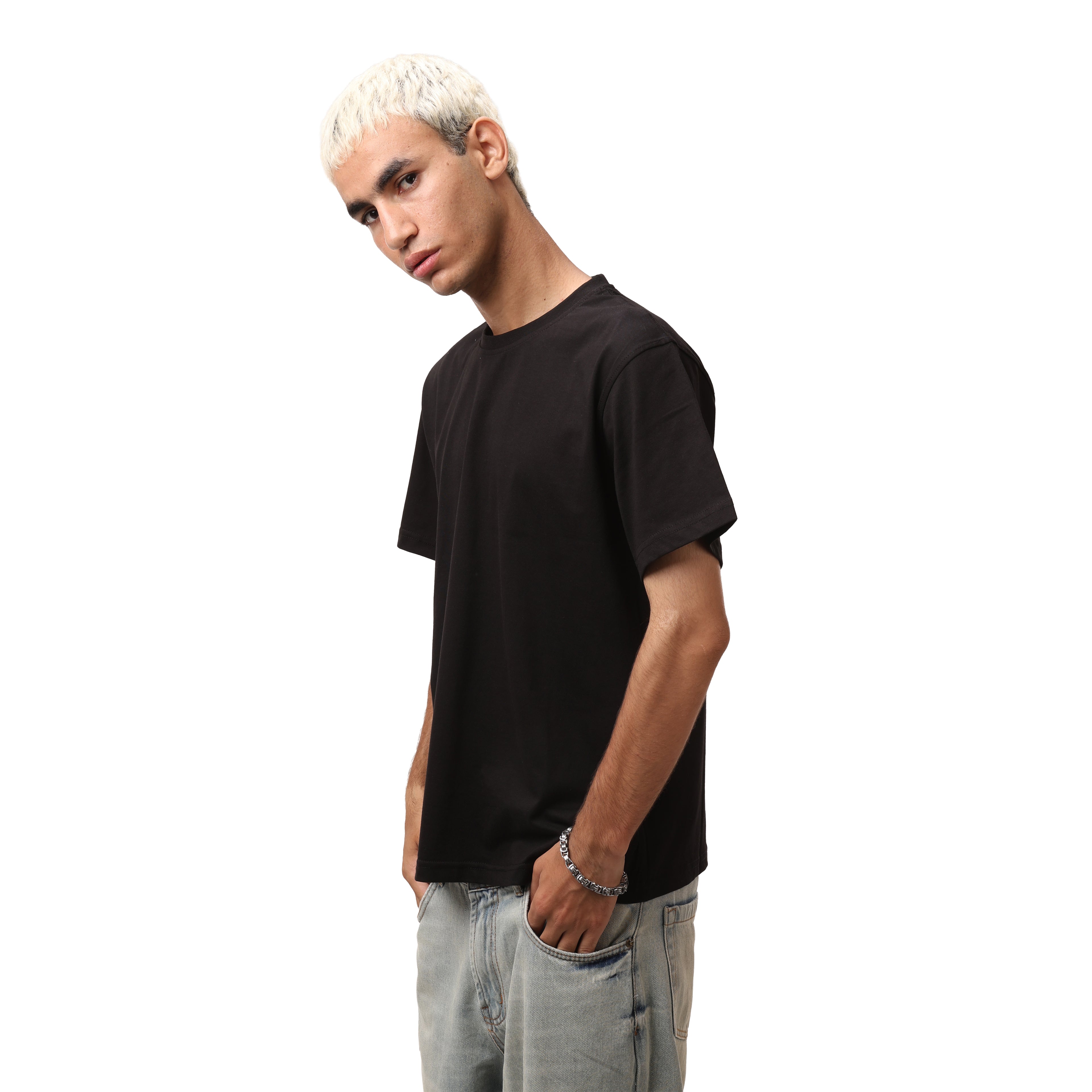 Regular fit T-shirt - Black