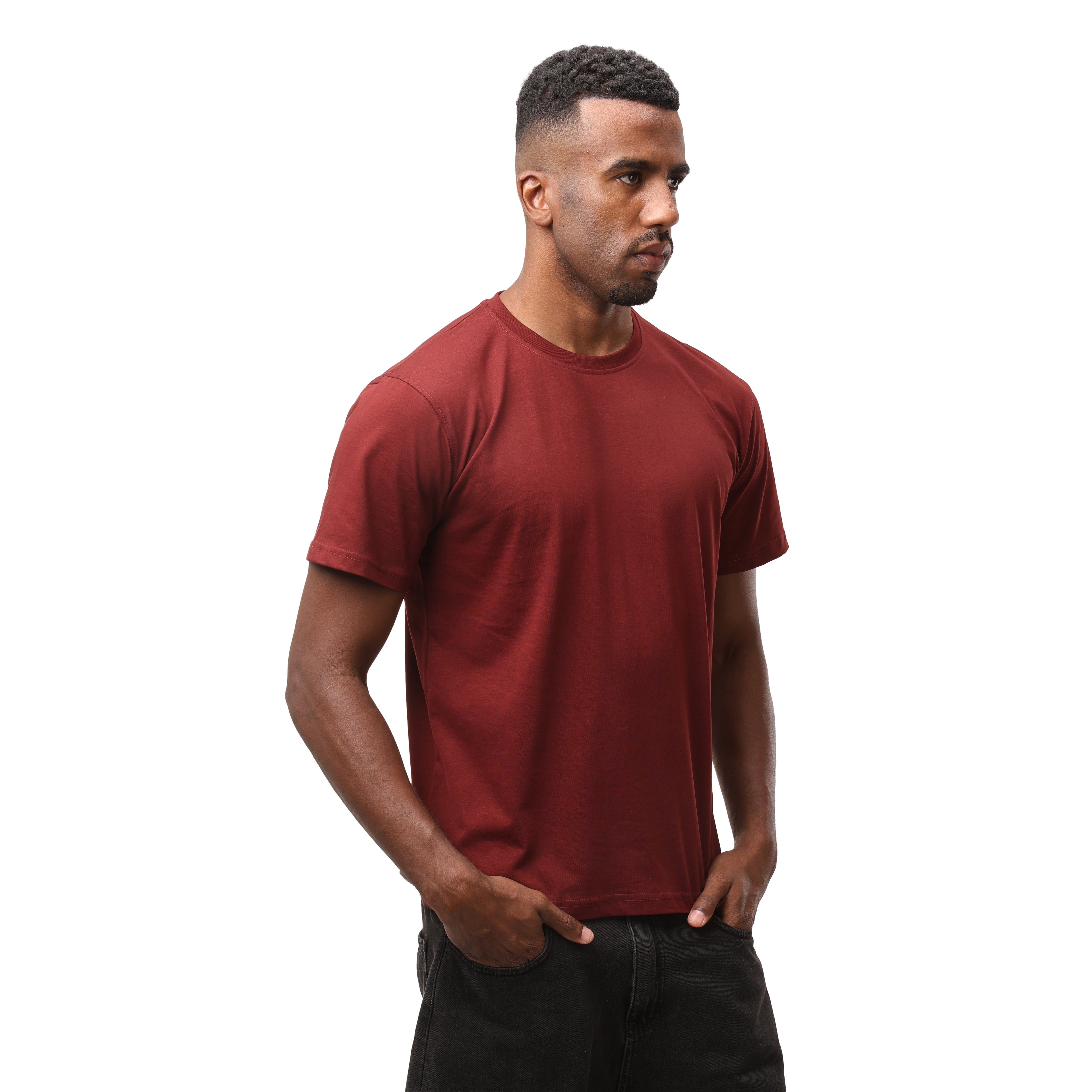 Regular fit T-shirt - Burgundy
