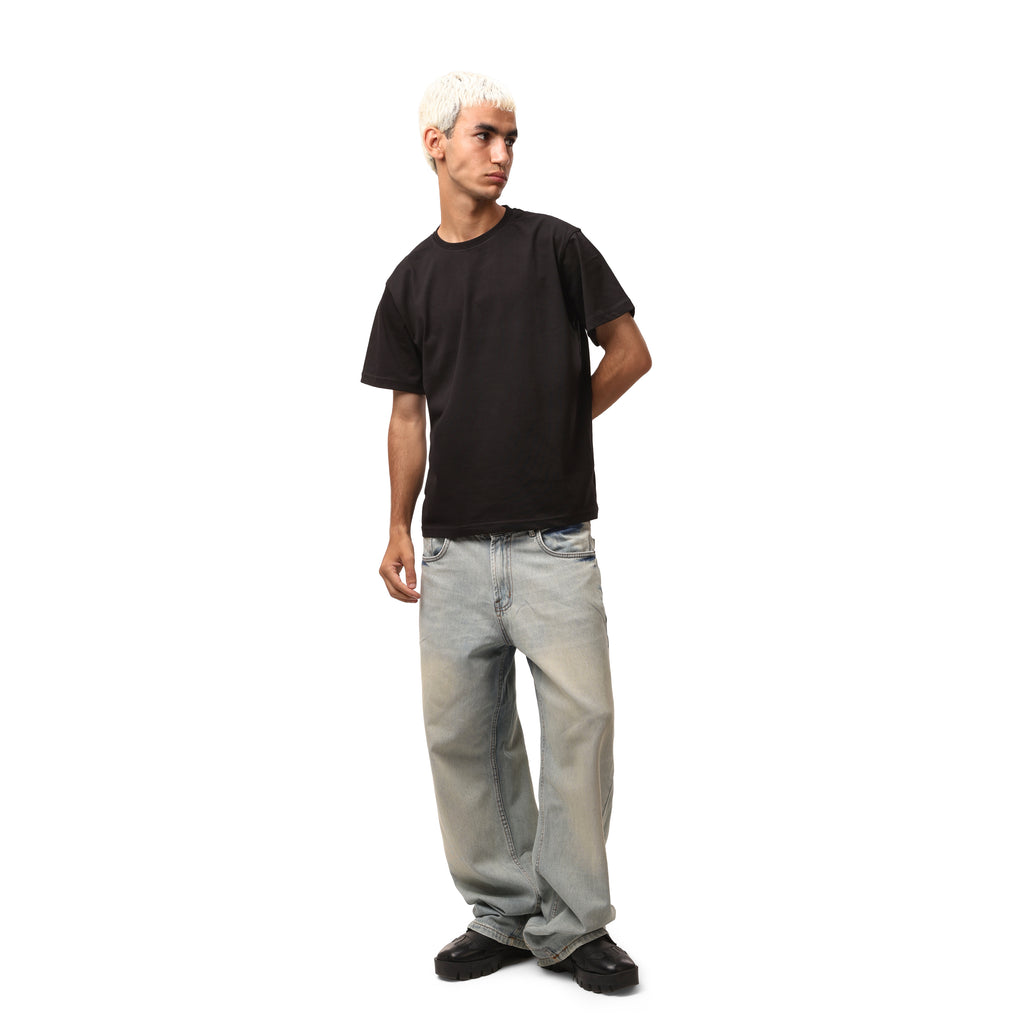 Regular fit T-shirt - Black