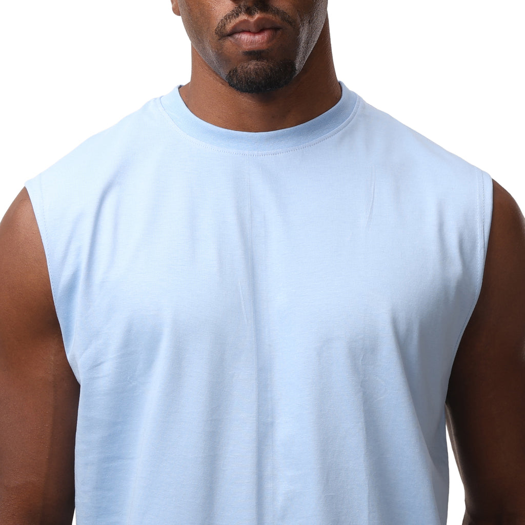 Sleeveless - baby blue