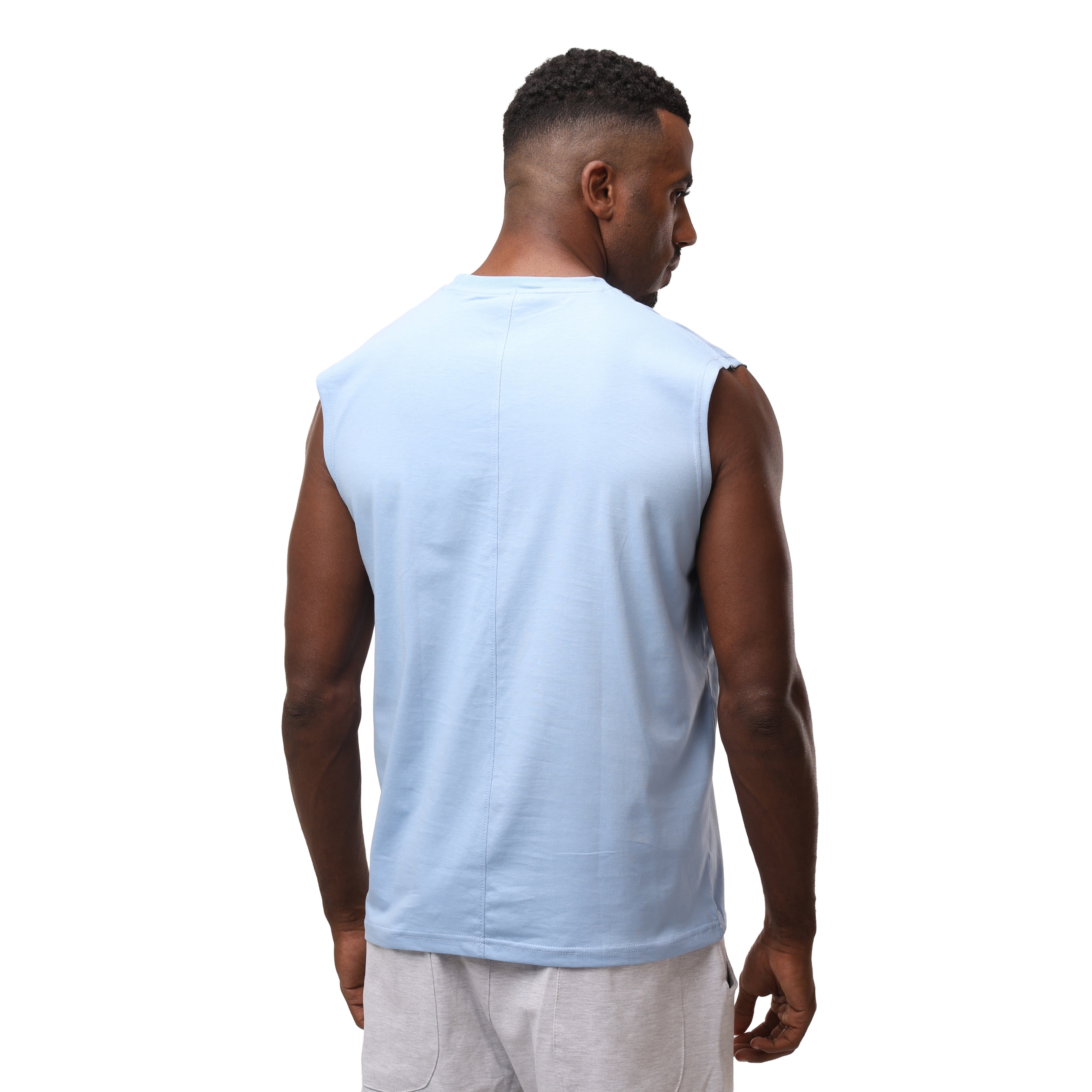 Sleeveless - baby blue