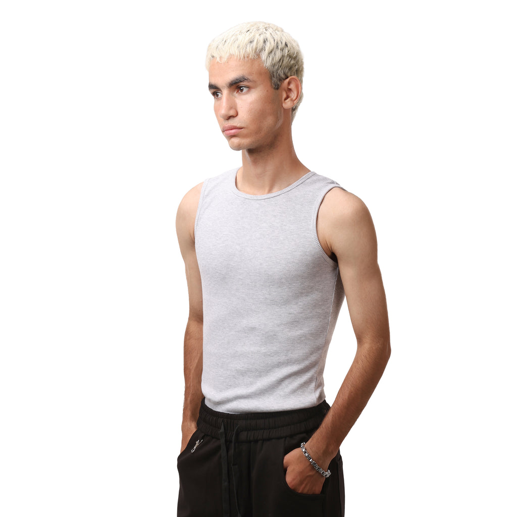 Stripped Tank Top - Grey