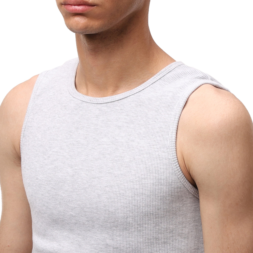 Stripped Tank Top - Grey